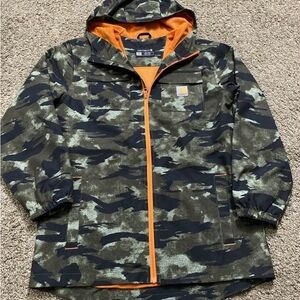 Carhartt Camouflage Youth Jacket with Orange Mesh